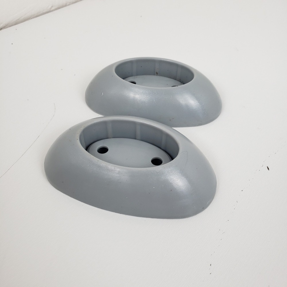 Coleman Steel Pro Max 14ft x 33in Round Pool Replacement Feet 2 Pieces Gray